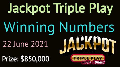 Past Florida Jackpot Triple Play Numbers 2021 .